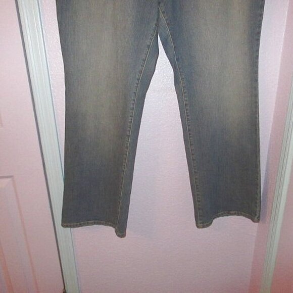 Michael Kors Wide Leg Jeans Plus Size 22W Stretch Denim High Rise Greenwich NWT - Picture 4 of 12